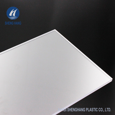 UV Korumalı İnce Kadife Buzlu Polikarbonat Levha Mat Plastik Levha 1.8mm SGS