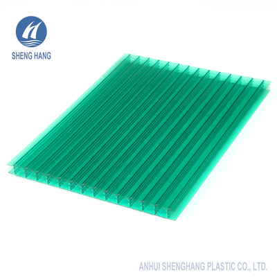 Yüksek Darbe Dayanımı Dört Duvar Polikarbonat Boş Levha Levha SGS 2.2kg/ M2 14mm
