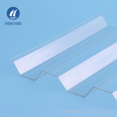 Sera ISO için Anti UV 3m Oluklu Plastik Çatı Kaplama Levhaları Polikarbonat