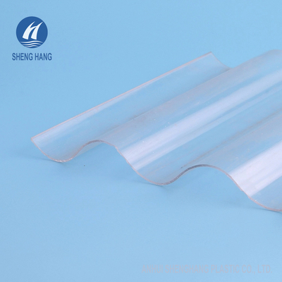 Sera ISO için Anti UV 3m Oluklu Plastik Çatı Kaplama Levhaları Polikarbonat