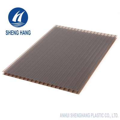 UL94 V0 6mm 10mm Bronz Twinwall Polikarbonat Levha Renkli
