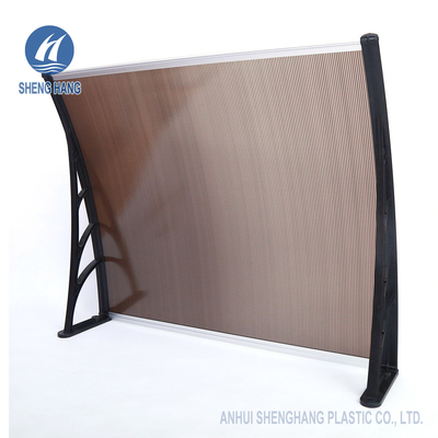 1200*800mm Polikarbonat Pencere Kapı Tente 50um Anti UV