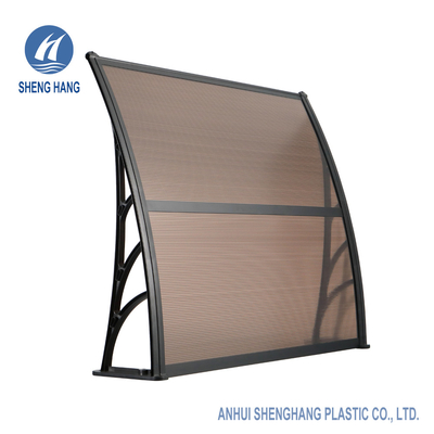 1000×1200mm Kapı Pencere Tente İçi Boş Polikarbonat Bahçe Kanopi 50 Mikron