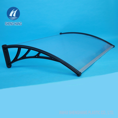1200*800mm Plastik Yağmur Çadırı Şeffaf Polikarbonat PC Kapı Tentesi