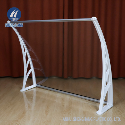 1.6m Polikarbonat Plastik Tente PC Pencere Kapı Gölgelik Kapağı 2.5mm 2.8mm
