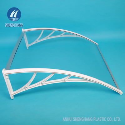 1.6m Polikarbonat Plastik Tente PC Pencere Kapı Gölgelik Kapağı 2.5mm 2.8mm