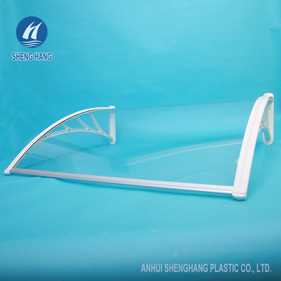 1.6m Polikarbonat Plastik Tente PC Pencere Kapı Gölgelik Kapağı 2.5mm 2.8mm
