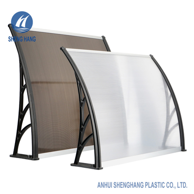 Sunshield Kavisli Polikarbonat Plastik Tente 5mm UV Kaplama