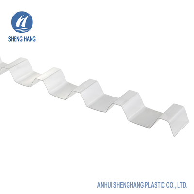 Temizle Ağır Hizmet Oluklu Plastik Çatı Kaplama Levhaları Aşınmaya Dayanıklı 1.2mm Kalın
