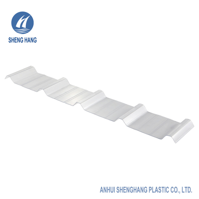 Sera için Şeffaf Plastik Çatı Oluklu Polikarbonat Levhalar 0.8mm 5000mm