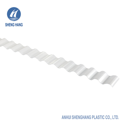 Sera için Şeffaf Plastik Çatı Oluklu Polikarbonat Levhalar 0.8mm 5000mm