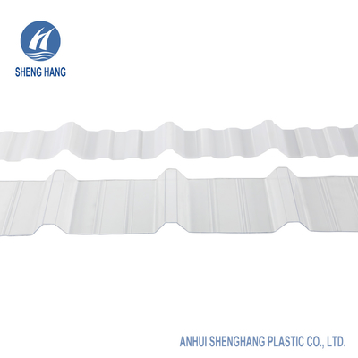 1.5mm 2.75x12ft Oluklu Polikarbonat Levha Şeffaf Plastik Çatı Paneli OEM