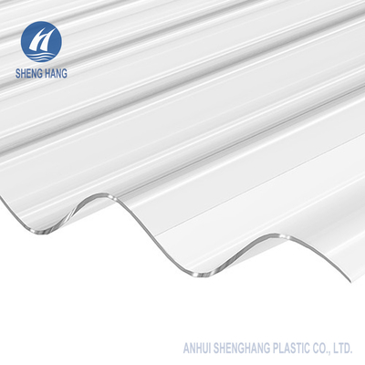 2.95×10ft Covestro Şeffaf Oluklu Polikarbonat Levha 50 Mikron UV Dayanımlı