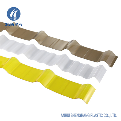 Hafif Oluklu Dalgalı Polikarbonat Levha Plastik Paneller 0,8 mm - 3 mm