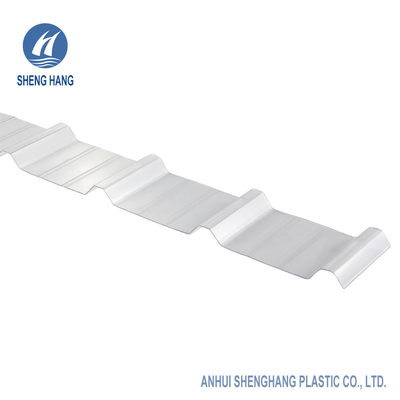 SGS Kahverengi Opak Oluklu Polikarbonat Levha Plastik Çatı Kaplama 80um 900mm