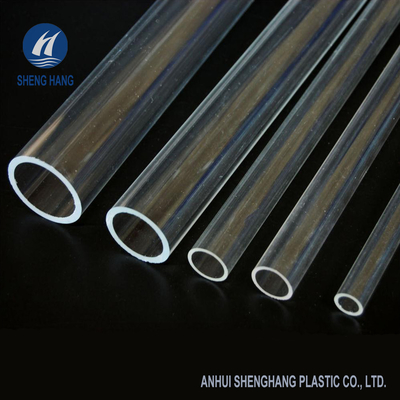 Optik Şeffaf Sert Akrilik Plastik Boru WT6mm OD100mm - 150mm