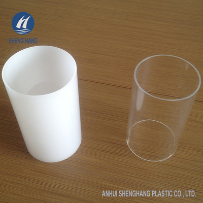 Kokusuz Akrilik Plastik Şeffaf Pleksiglas Boru Tüpü 100mm Anti UV