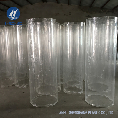 Döküm PMMA Akrilik Büyük Çaplı Şeffaf Boru 7.87in OD 3000mm