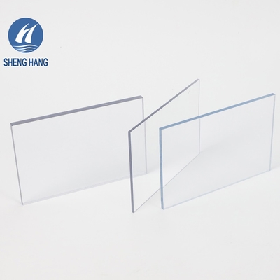 Anti Scratch 4x8 Polikarbonat Katı Levha Güneş Koruması Yanmaz Yüksek Plastisite