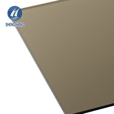 SGS Kahverengi Renkli Polikarbonat Katı Levha 2000*3000mm ASTM C177